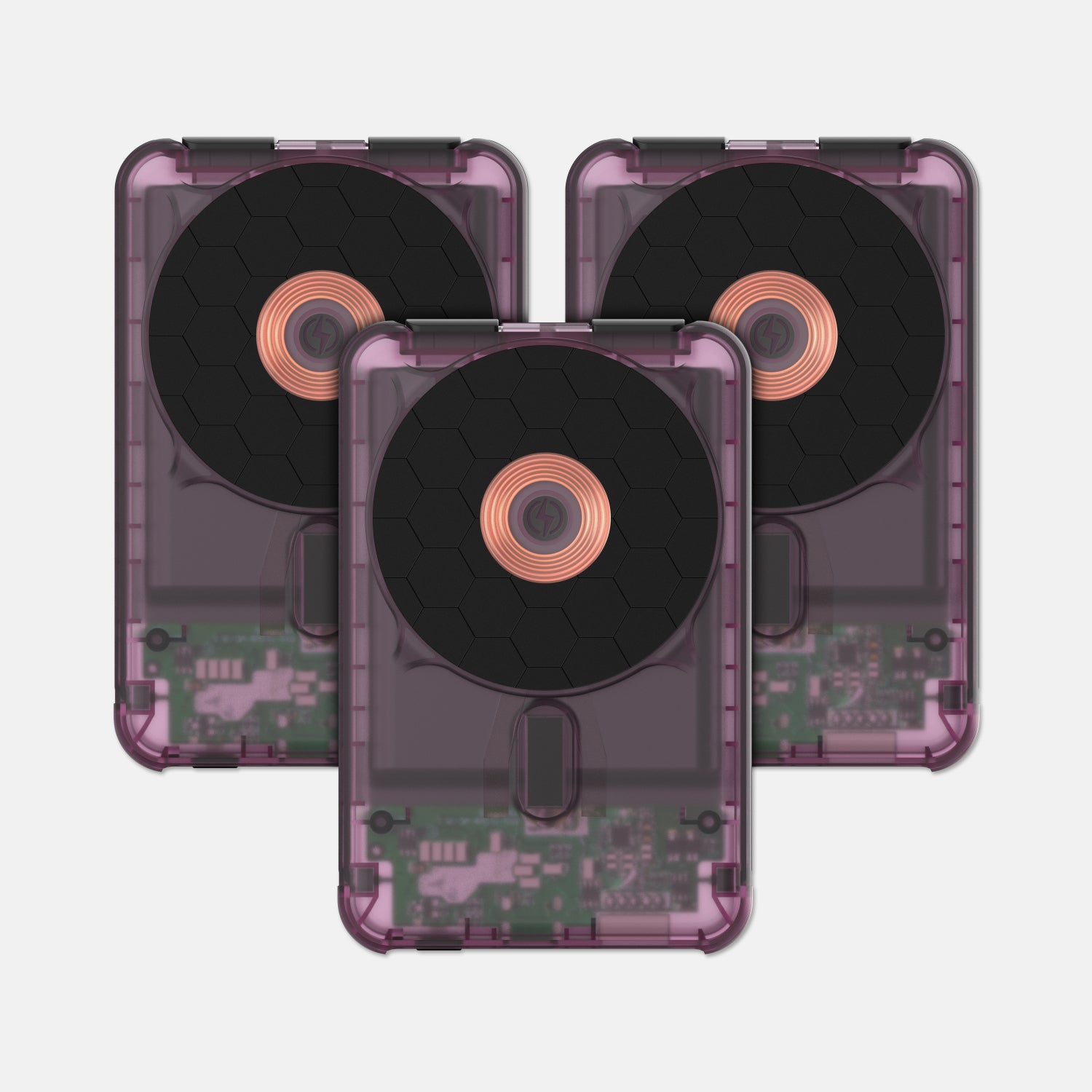Ridge Power Bank - 10k mAh Bundle - Atomic Purple - 3-Pack